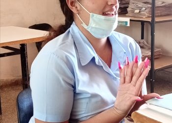 Una de las aspirantes al colegio universitario por Artemisa