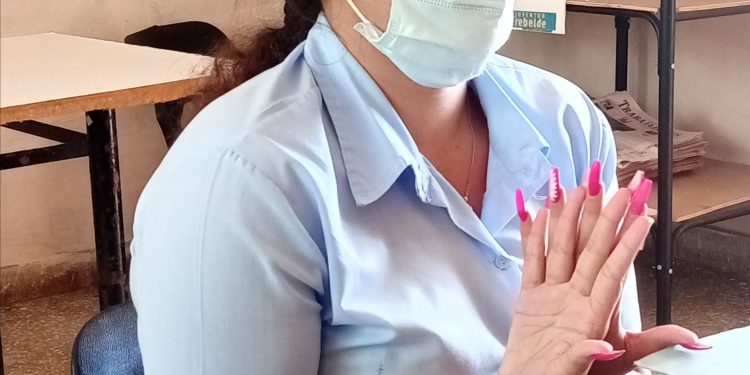 Una de las aspirantes al colegio universitario por Artemisa