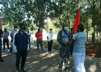Los Toros de Artemisa, que nos representarán en la venidera Liga Superior de Baloncesto (LSB), fueron abanderados este martes en el Mausoleo a los Mártires de Artemisa
