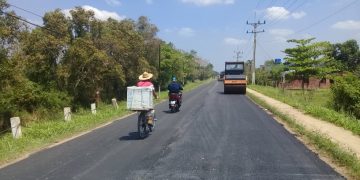 Han acometido acciones de asfato en el tramo Anafe-Bauta de la carretera central