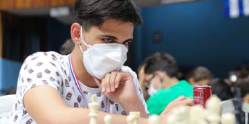 El guanajayense José Alejandro Hernández se alzó con la corona del certamen sub-16 del reciente torneo ajedrecístico internacional Buscando a Capablanca / Foto: JIt
