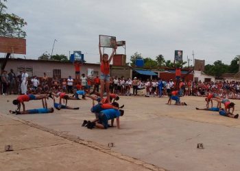 Festival de Composiciones gimnásticas en Alquízar / Foto: Tomada del perfil de Facebook Comunicadora CAM Alquízar