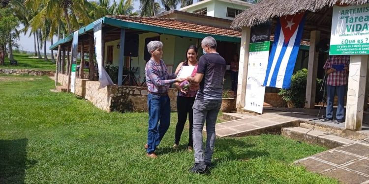En el acto se resaltó la labor de quienes trabajan a favor del medio ambiente / Foto: Tomada de Corredor Biológico Sierra Del Rosario-Mil Cumbres