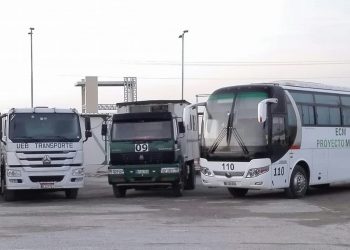 Con su parque de vehículos automotor, TRANSLOG también brinda servicios a otras entidades de la ZEDM / Foto: Javier Márquez