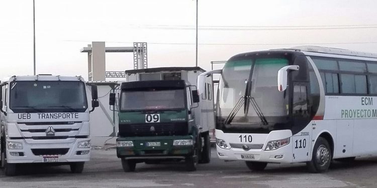 Con su parque de vehículos automotor, TRANSLOG también brinda servicios a otras entidades de la ZEDM / Foto: Javier Márquez