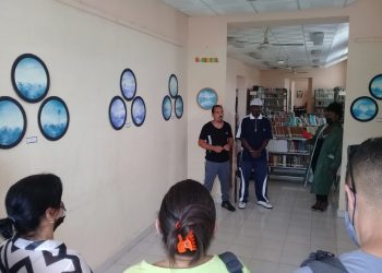 La inauguración de la expo constituyó un homenaje a los 40 años del Colectivo Plástico de Mariel