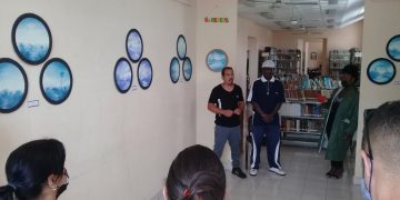 La inauguración de la expo constituyó un homenaje a los 40 años del Colectivo Plástico de Mariel