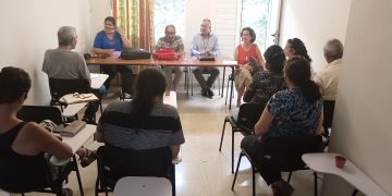 Intercambio de la Primera Secretaria del Partido de Artemisa con la Uneac