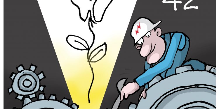 Hombres que alumbran la rosa