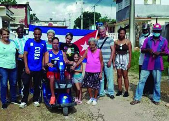 Recibimiento a Yunier Fernández