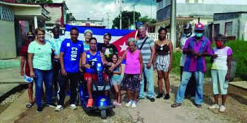 Recibimiento a Yunier Fernández