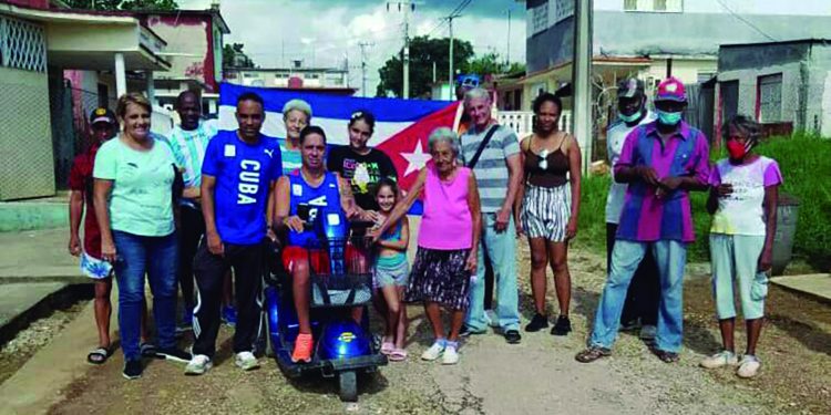 Recibimiento a Yunier Fernández