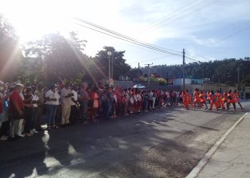 Acto por el 26 de julio en Mariel