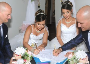 Yinet y Noel prefirieron realizar su boda en el hospital de Artemisa / Foto: Otoniel Márquez