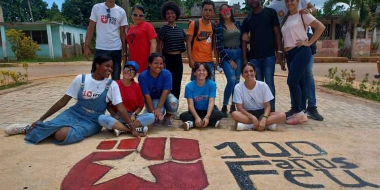 Esta vez llevaron su entusiasmo y voluntad hasta El Chalet, en Artemisa