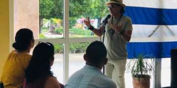 Jorgito Karamba durante la inauguración de Artemisa Mestiza / Foto: Tomada del perfil de la Casa de la Música de Artemisa