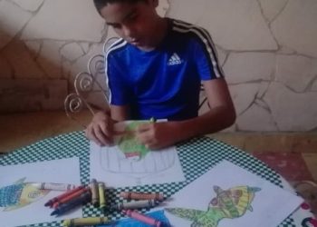 Soy muy feliz cuando pinto a Fidel