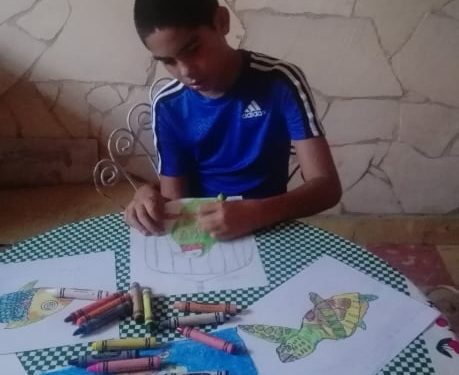 Soy muy feliz cuando pinto a Fidel