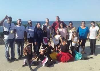 Yohanne Fernández Rodríguez en el centro de Playa Baracoa