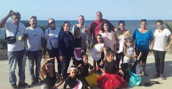 Yohanne Fernández Rodríguez en el centro de Playa Baracoa