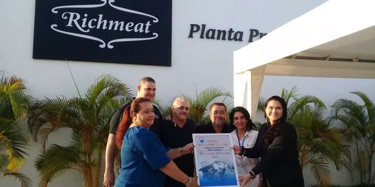 Por segundo año consecutivo Richmeat de Cuba S.A., Vanguardia Nacional