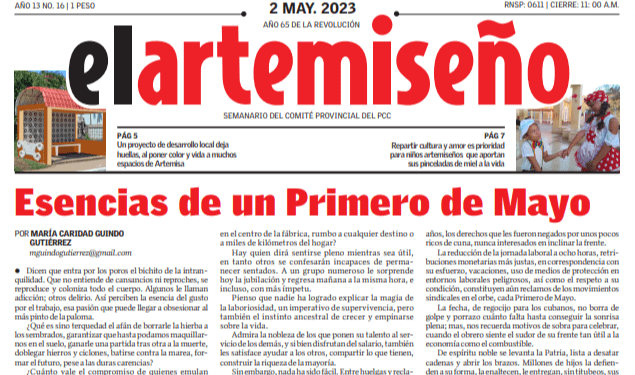 Edición 16 de el artemiseño