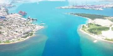 Preparado canal de acceso a la Terminal de Contenedores para recibir buques Neo Panamax