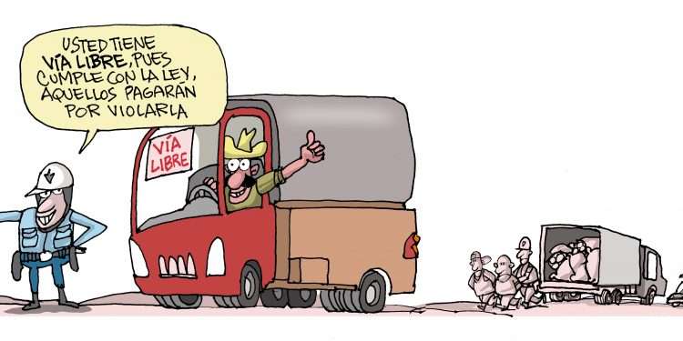 Operativo impide desvío de alimentos para revender