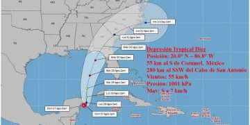 Lluvias asociadas a área de bajas presiones afectarán a la provincia
