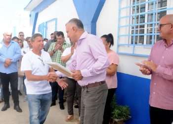 En la inauguración del Centro de Clasificación Postal reconocieron a trabajadores destacados en las labores constructivas / Fotos: Otoniel Márquez