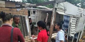 Afectadas 117 familias tras tornado en Baracoa