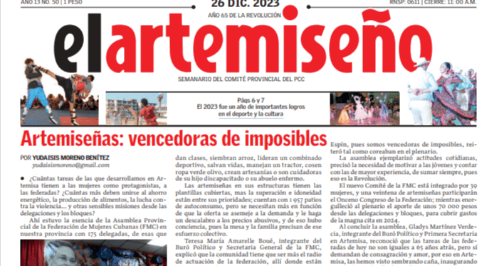 Edición 50 de el artemiseño