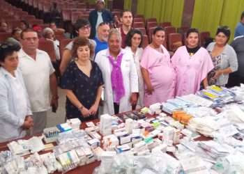 Hormigas solidarias de España entregan donativo a hospital de Artemisa