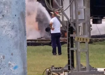 Actuación inmediata tras incendio en la subestación de Zayas