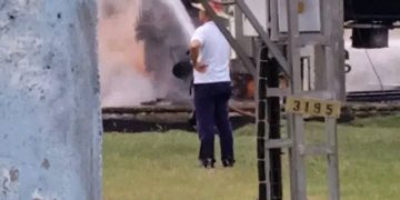 Actuación inmediata tras incendio en la subestación de Zayas