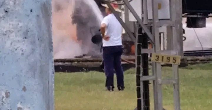 Actuación inmediata tras incendio en la subestación de Zayas