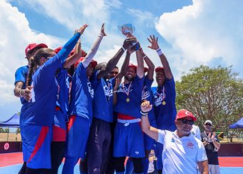Última jornada de la II Copa del Caribe de baseball5, con sede en la cancha de tenis del Hotel Barcelo Solymar, el 6 de Junio de 2024 en Matanzas, Cuba. FOTO: Calixto N. Llanes/Periódico JIT (Cuba)