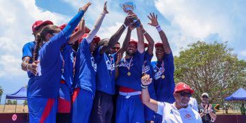 Última jornada de la II Copa del Caribe de baseball5, con sede en la cancha de tenis del Hotel Barcelo Solymar, el 6 de Junio de 2024 en Matanzas, Cuba. FOTO: Calixto N. Llanes/Periódico JIT (Cuba)