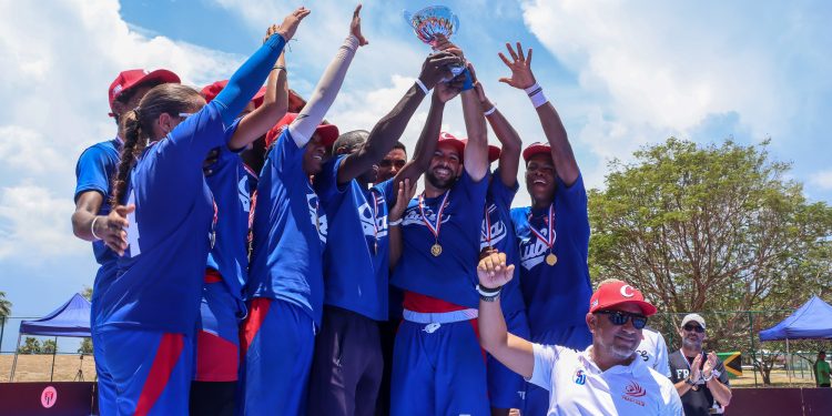 Última jornada de la II Copa del Caribe de baseball5, con sede en la cancha de tenis del Hotel Barcelo Solymar, el 6 de Junio de 2024 en Matanzas, Cuba. FOTO: Calixto N. Llanes/Periódico JIT (Cuba)
