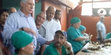 Presidente cubano visita Güira de Melena