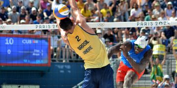 Voly de playa: Cuba baila samba ante Brasil