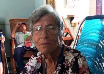 Mercedes Capote Castellanos ¨Cheche¨ ha pasado la última década de su vida en la Casa de Abuelos de San Antonio de los Baños Foto JART