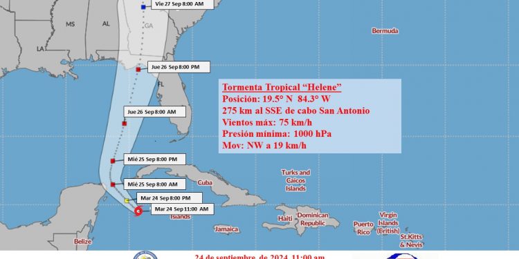 Se forma la octava tormenta tropical de la temporada