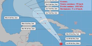 Se forma la Depresión Tropical Dieciocho en el mar Caribe