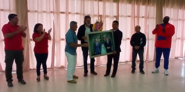 Entrega de la condición a Abel prieto Jiménez