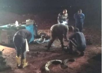 Permanecieron trabajando día y noche