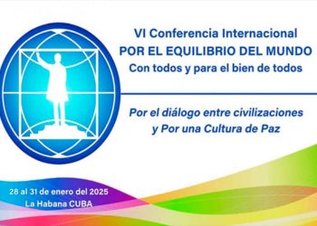 La solidaridad internacional con Cuba y la defensa de la paz y las causas justas centran hoy en esta capital la amplia agenda de los participantes en la VI Conferencia Internacional Por el equilibrio del Mundo