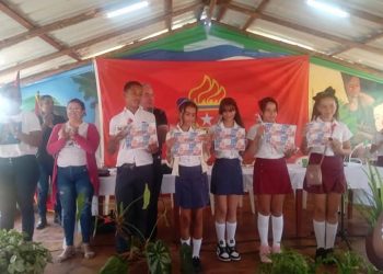 Pioneros alquizareños en asamblea 64 aniversario de la OPJM