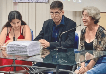 Juan Manuel (al centro), junto a Rosa Lexandra y Annelice Medero