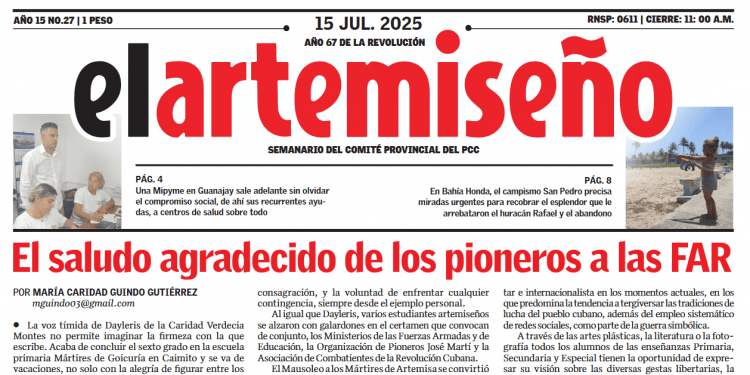 Edición 27 de el artemiseño